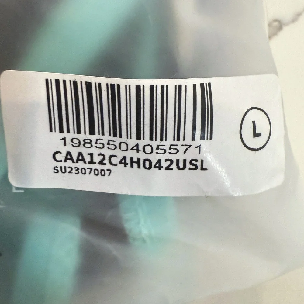 NWT CUPSHE Navy Blue High Waist Bikini 2-Piece Set‎ Swimsuit Womens L - Picture 7 of 9